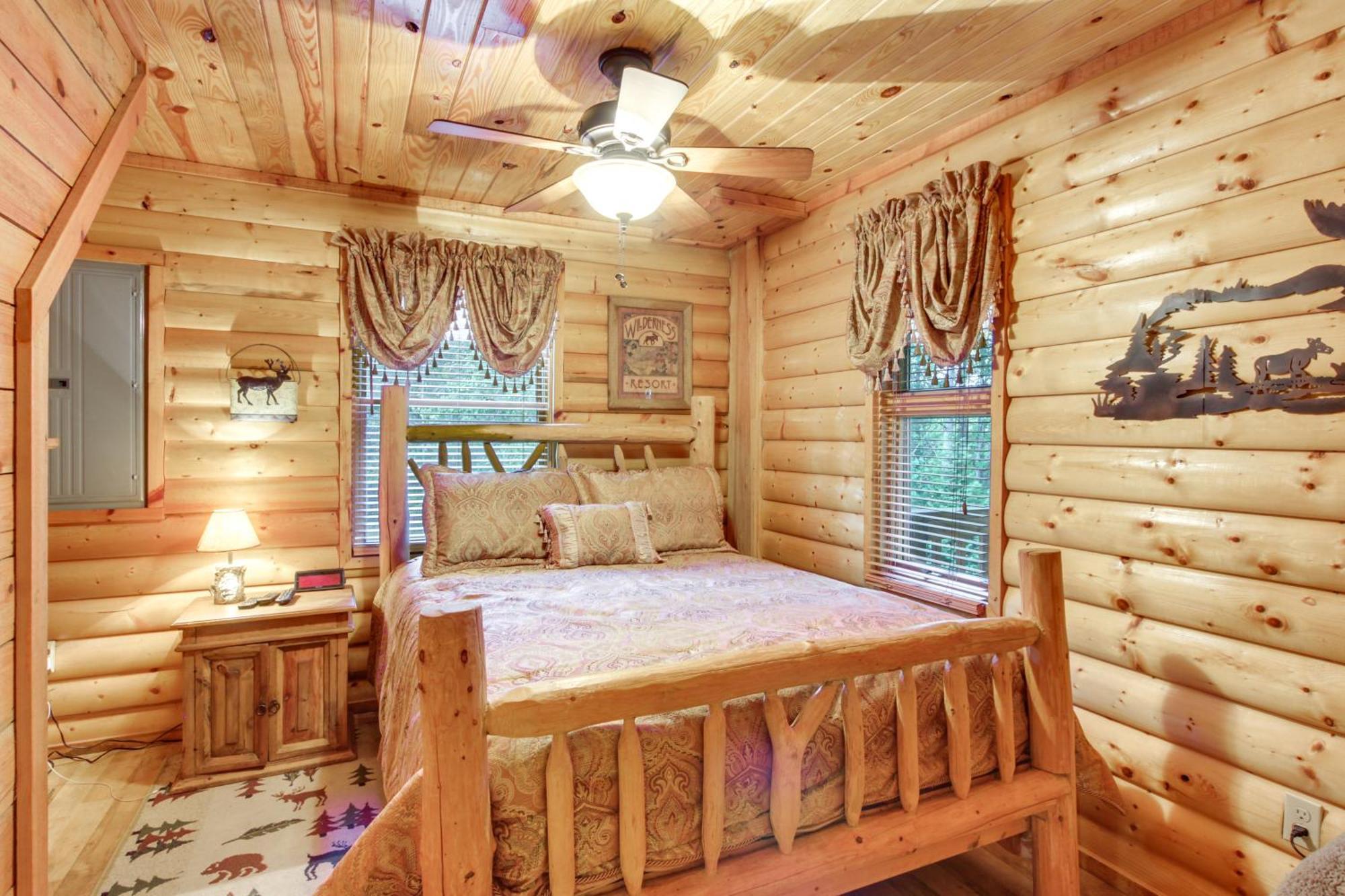 Pet-Friendly Cosby Log Cabin With Backyard And Porch! المظهر الخارجي الصورة