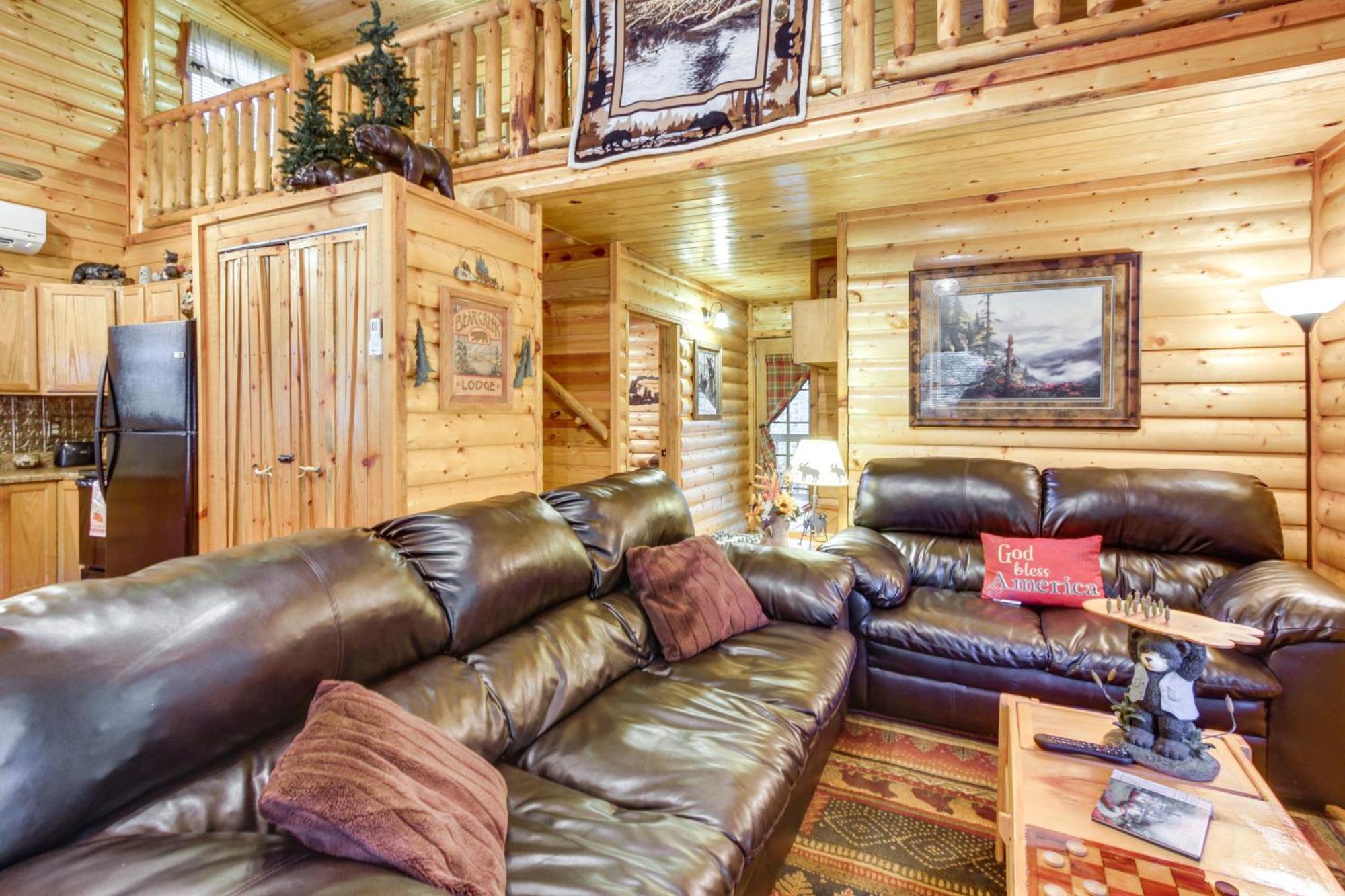 Pet-Friendly Cosby Log Cabin With Backyard And Porch! المظهر الخارجي الصورة