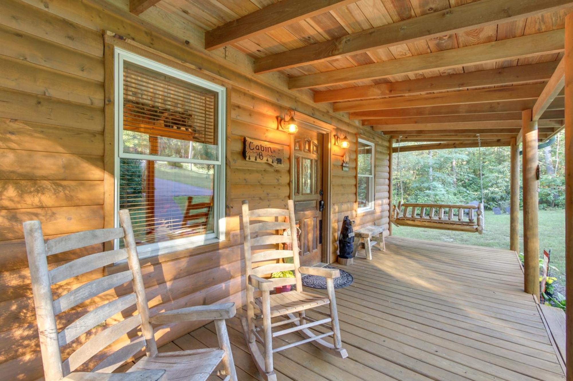 Pet-Friendly Cosby Log Cabin With Backyard And Porch! المظهر الخارجي الصورة