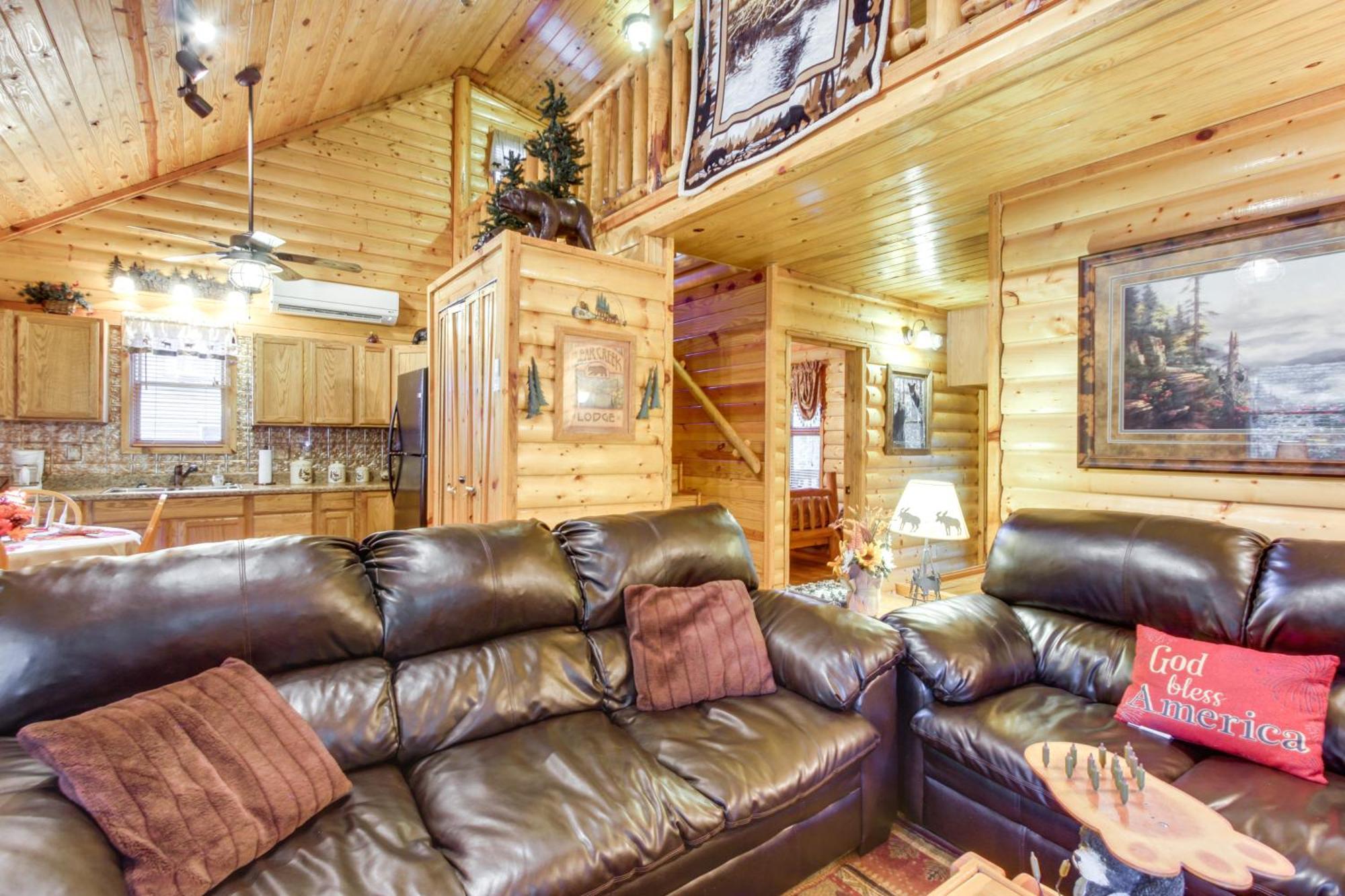 Pet-Friendly Cosby Log Cabin With Backyard And Porch! المظهر الخارجي الصورة